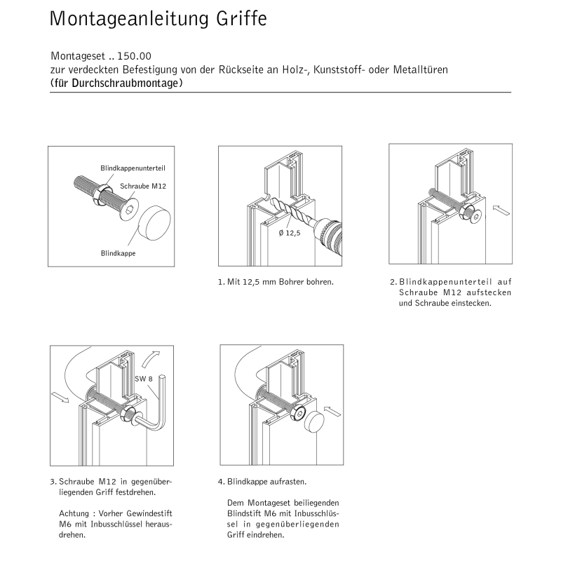 Montageset 90° steunen 150.00