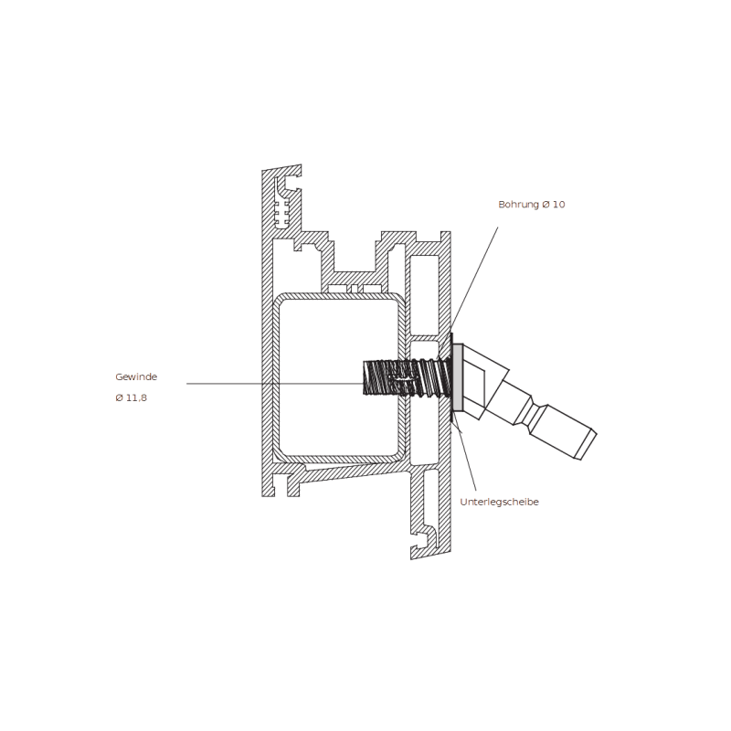 Montageset 45° steunen 195.3